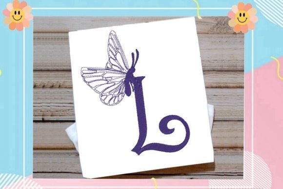 Beautiful Butterfly Letter L Review