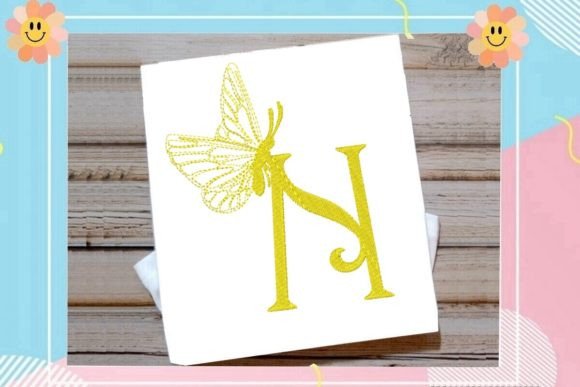 Beautiful Butterfly Letter N Review