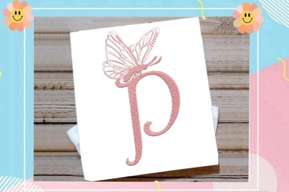 Beautiful Butterfly Letter P Review