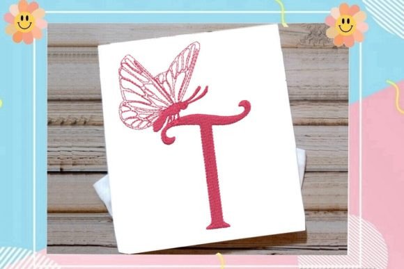 Beautiful Butterfly Letter T Review