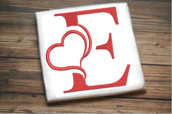 Beautiful E Letter Heart Alphabet Review