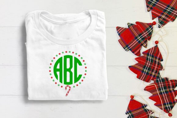 Candy Cane Round Monogram Frame Review
