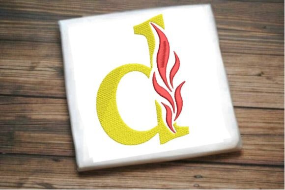 D Letter Alphabet on Fire: A Seasonal Embroidery Review