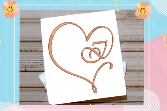 I Beautiful Heart Monogram Letter Review