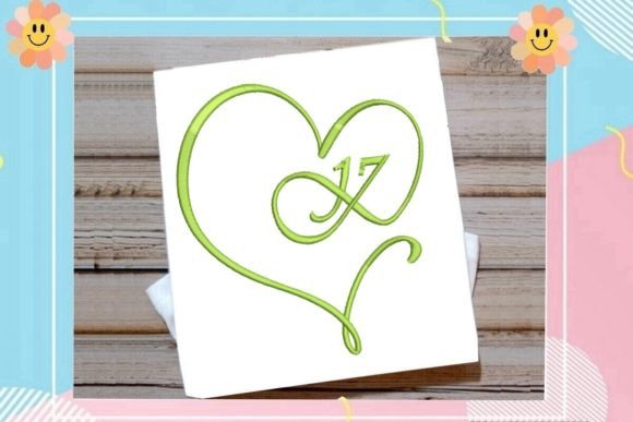 K Beautiful Heart Monogram Letter Review