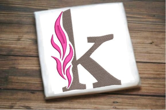 K Letter Alphabet on Fire: A Seasonal Embroidery Review
