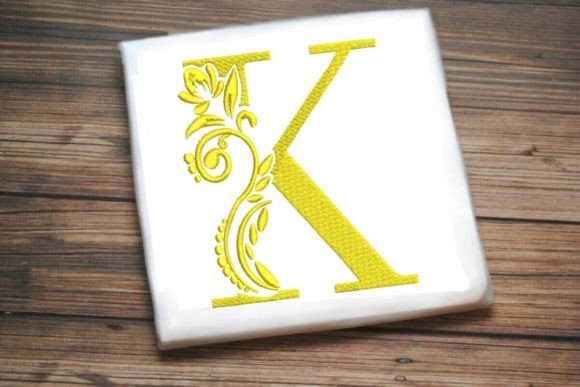 K Letter Elegant Illustrated Alphabet Decoration Review