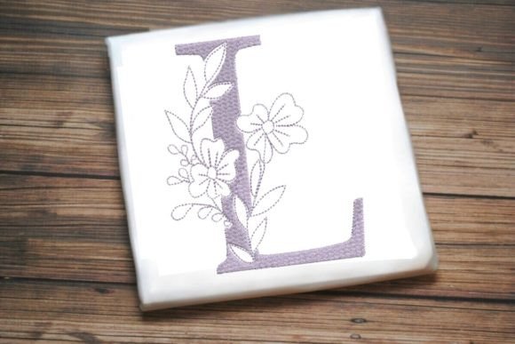 L Floral Monogram Alphabet Decoration Review
