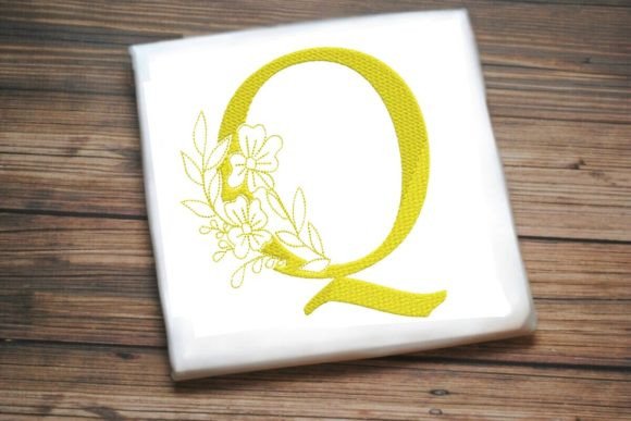 Q Floral Monogram Review for Holiday Collections
