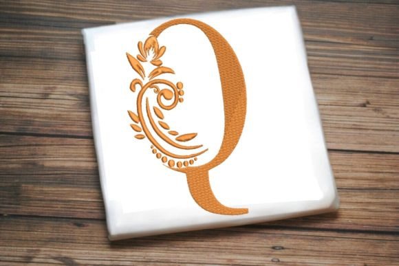 Q Letter Elegant Illustrated Alphabet Decoration Review