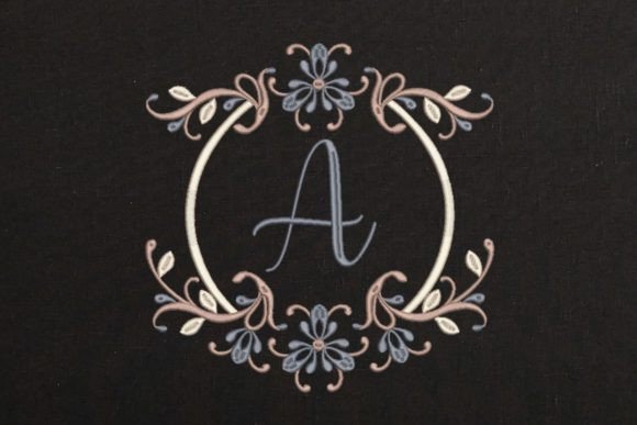 Single Monogram in Frame Letter a Review