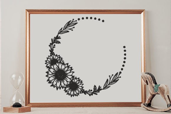 Sunflower Wreath Monogram Frame Review