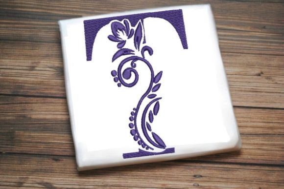 T Letter Elegant Illustrated Alphabet Decoration Review