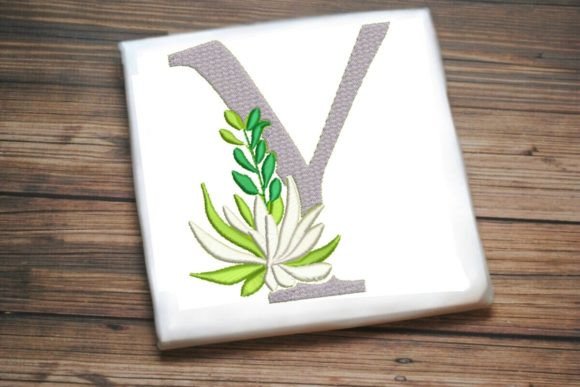 Y Letter Decorative Greenery Alphabet Monogram Review